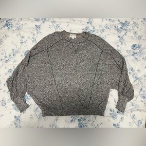 Jun & Ivy Gray Lounge Comfort Stretch Cozy Soft Long Sleeve Shirt XXS Women’s